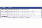 CONECTOR DIN BOBINA CUADRADO