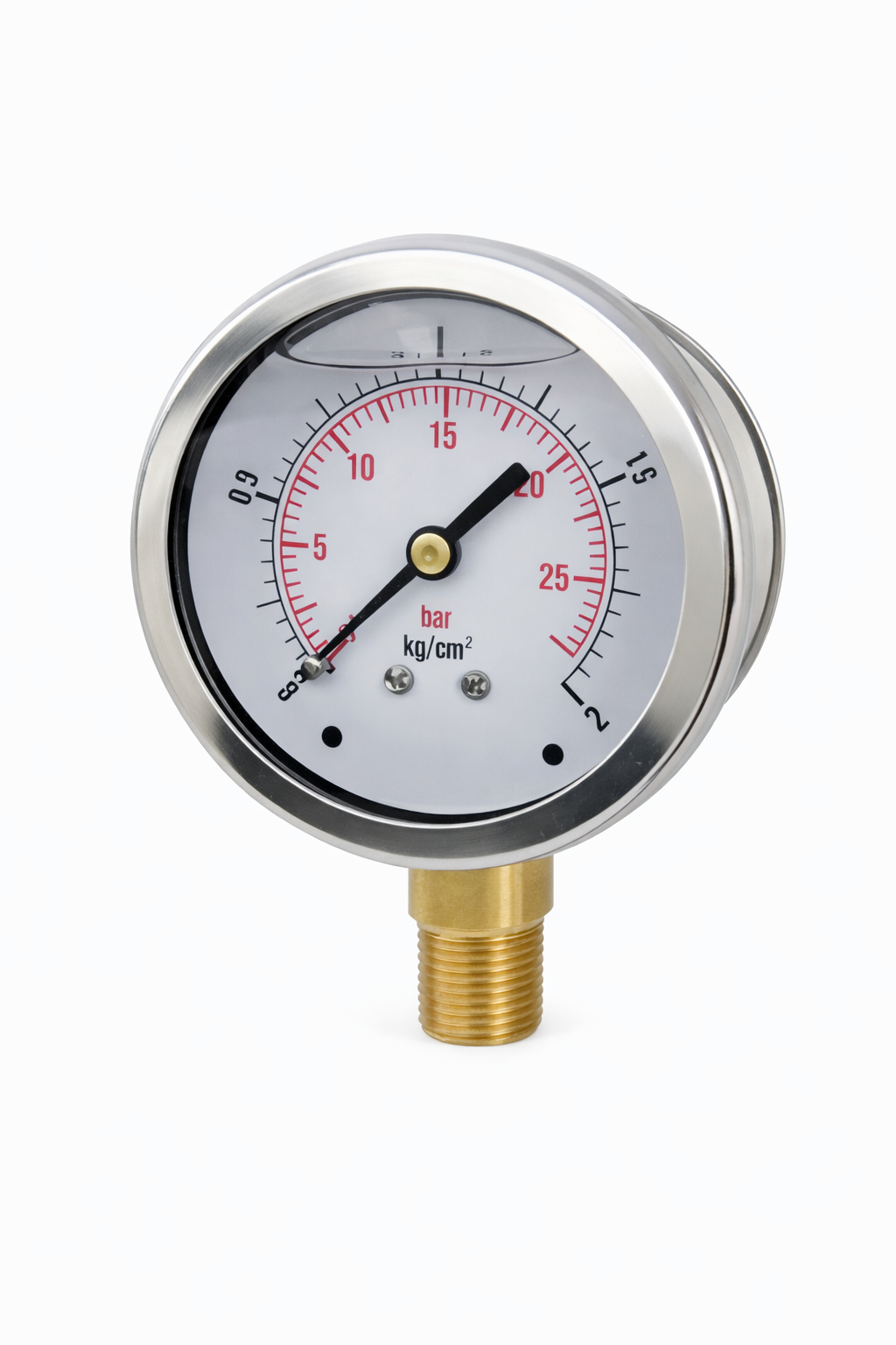 MANÓMETRO BRONCE INOXIDABLE 63mm - GLICERINA