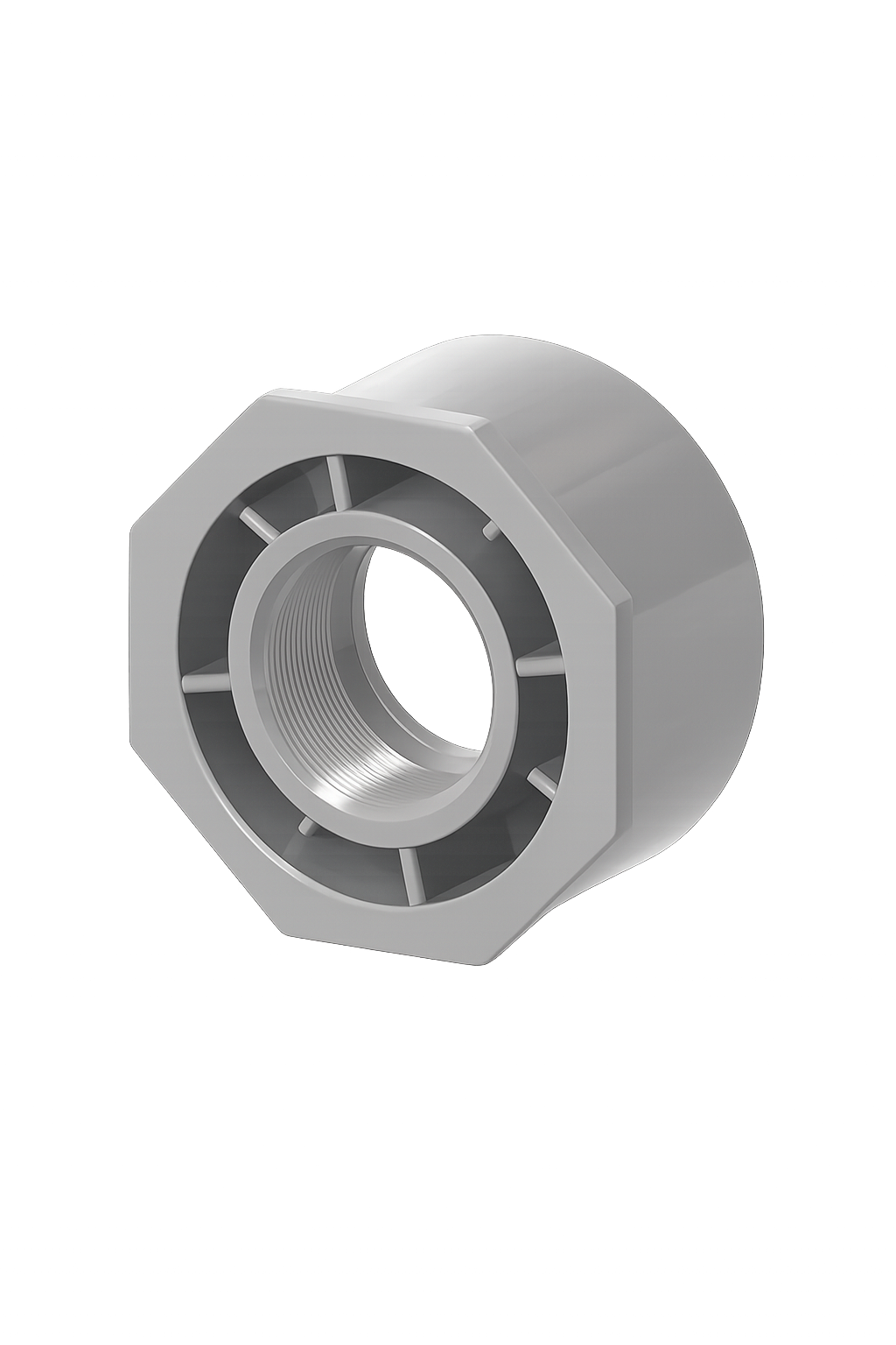 BUSHING DE REDUCCIÓN CPVC GRIS - SCH 80 - CEMENTAR - ASTM