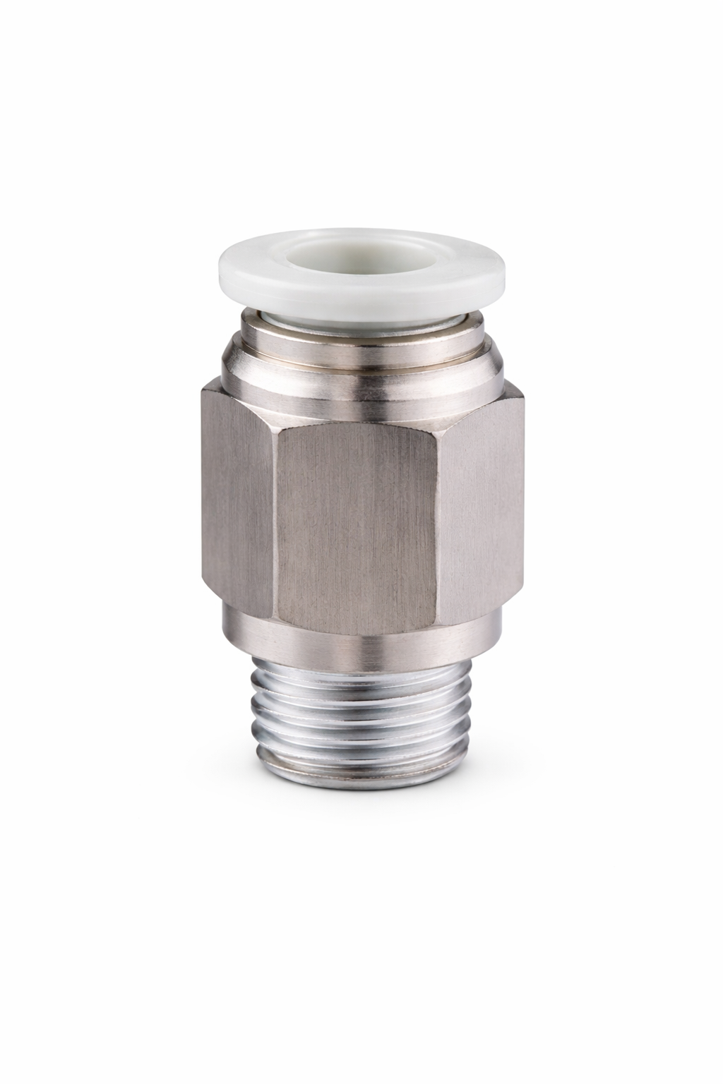 CONECTOR RECTO TUBO-HILO MACHO
