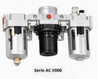FILTRO REGULADOR LUBRICADOR (FRL) DE AIRE - Series X000 - X010