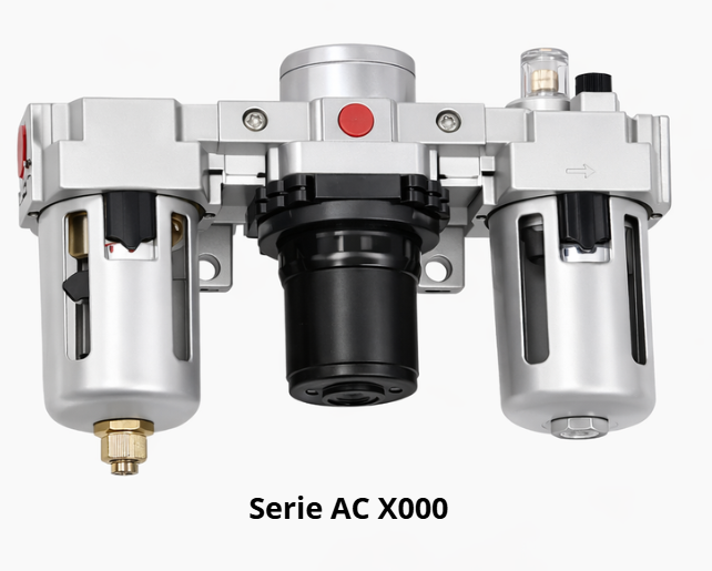 FILTRO REGULADOR LUBRICADOR (FRL) DE AIRE - Series X000 - X010